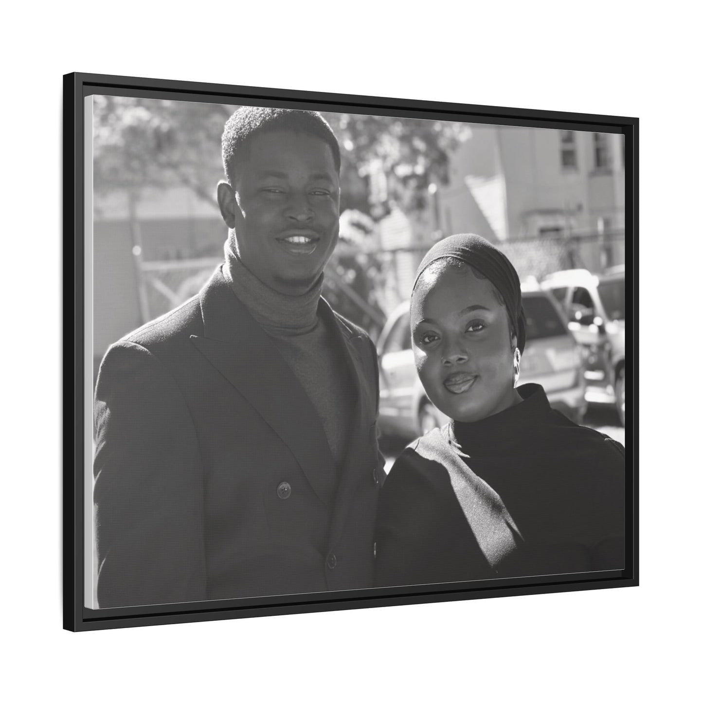 Matte Canvas, Black Frame