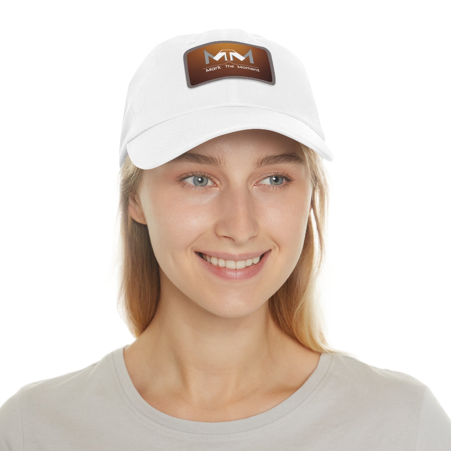 MTM /Dad Hat with Leather Patch (Rectangle)