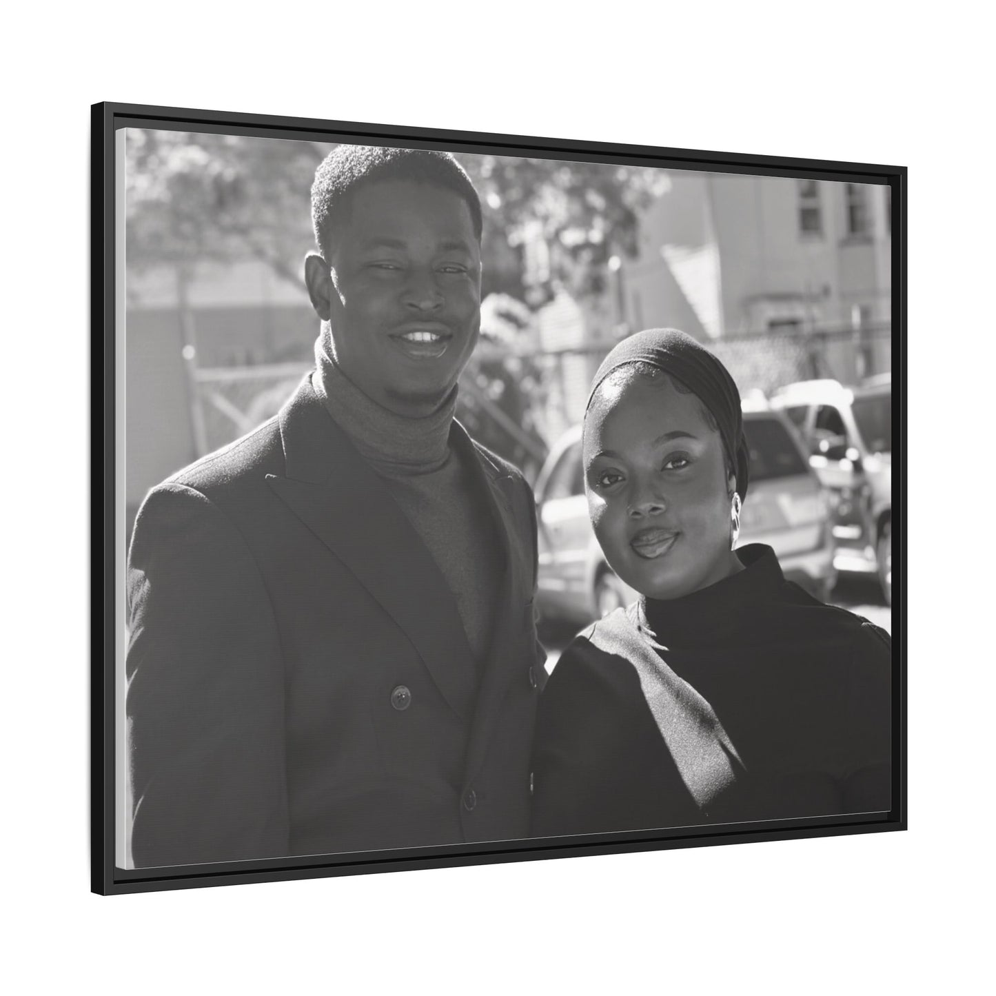 Matte Canvas, Black Frame