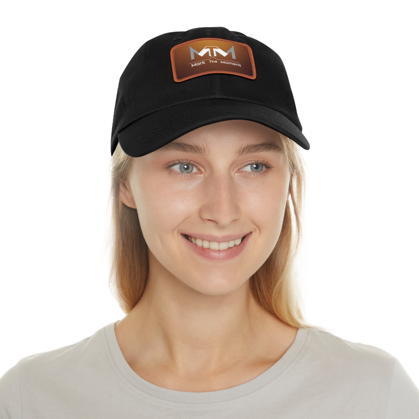 MTM /Dad Hat with Leather Patch (Rectangle)