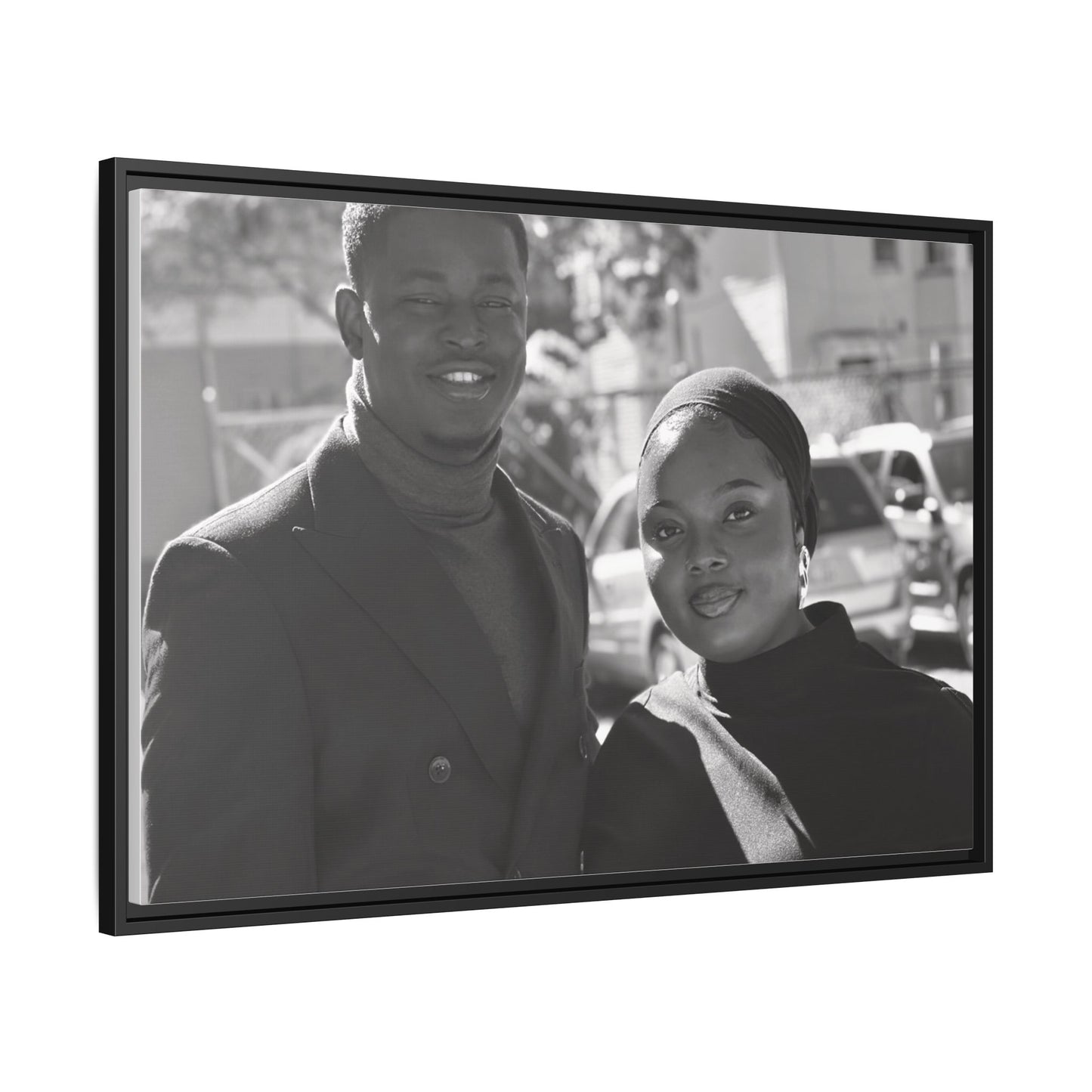 Matte Canvas, Black Frame