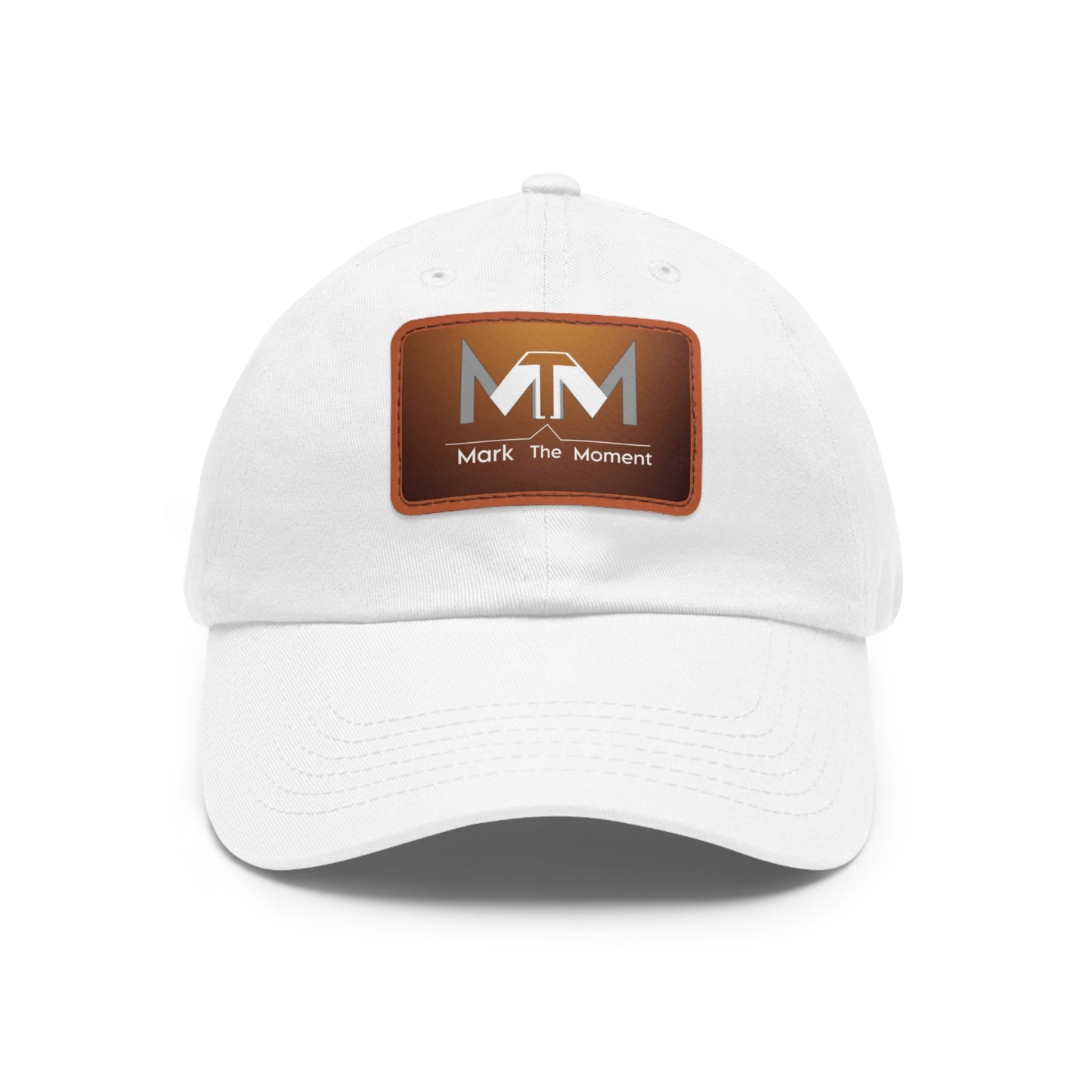 MTM /Dad Hat with Leather Patch (Rectangle)