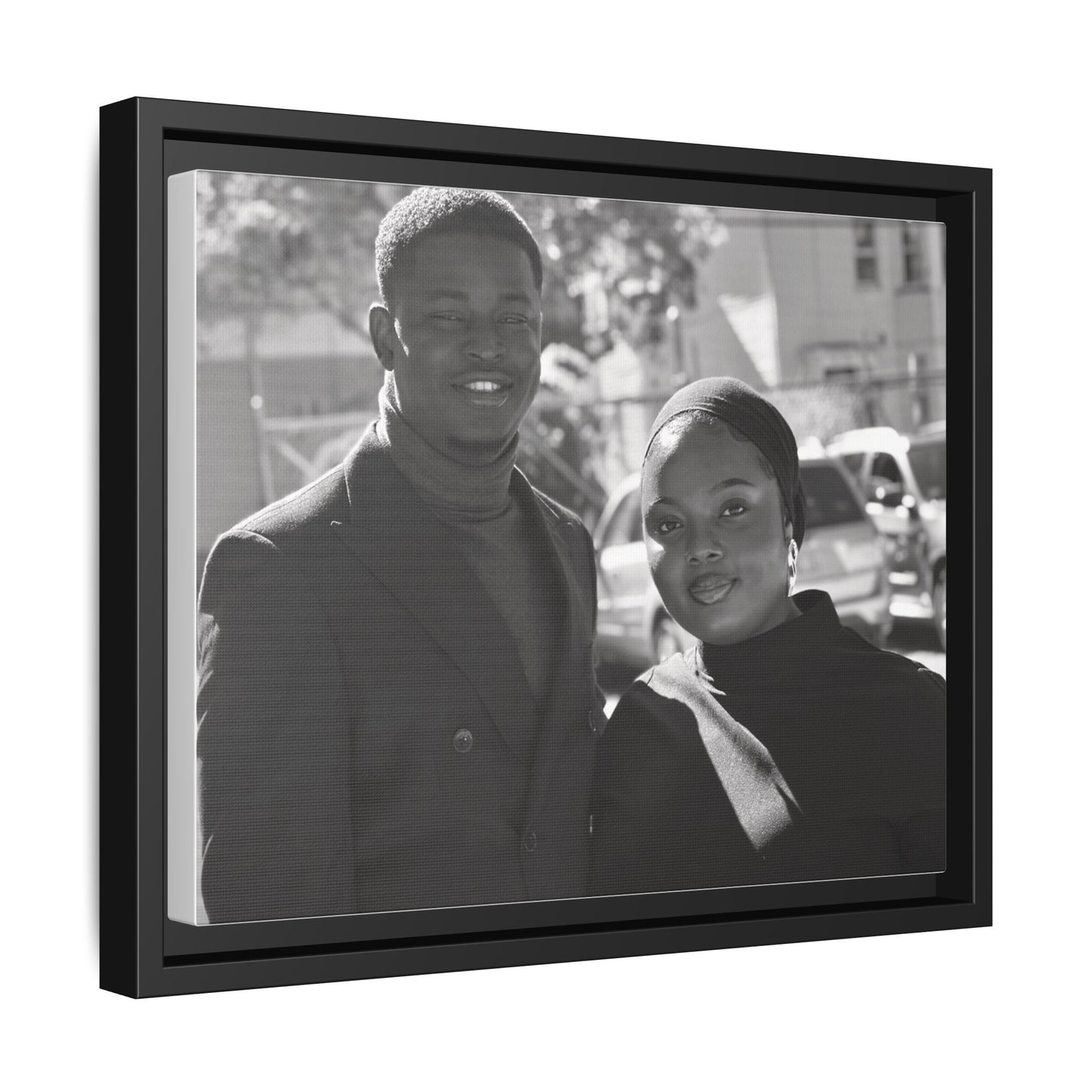 Matte Canvas, Black Frame